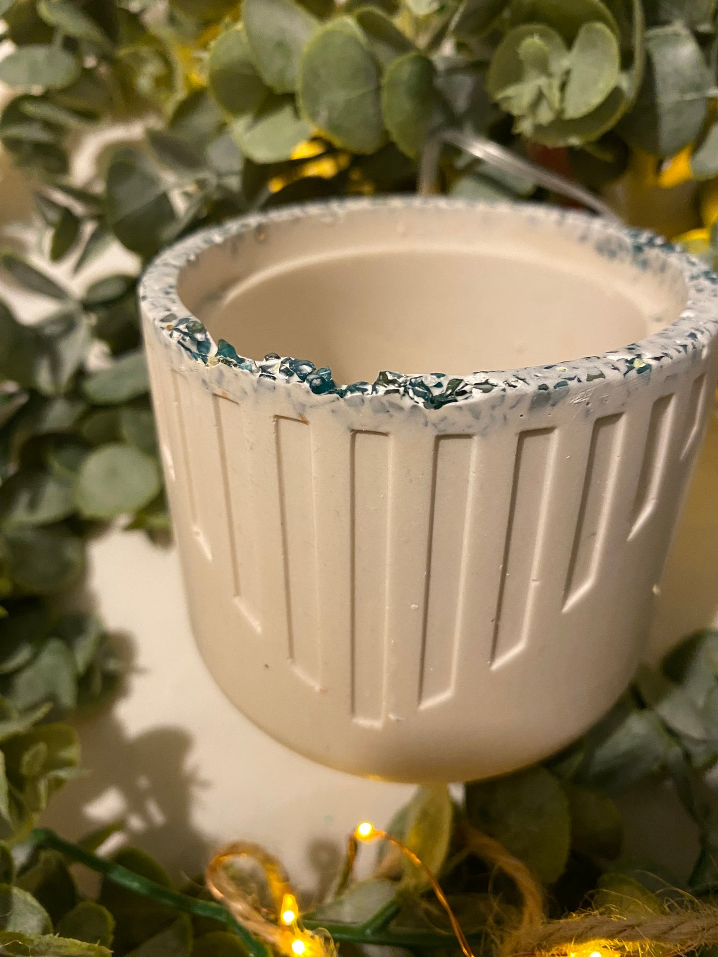 Pot éclats de verre