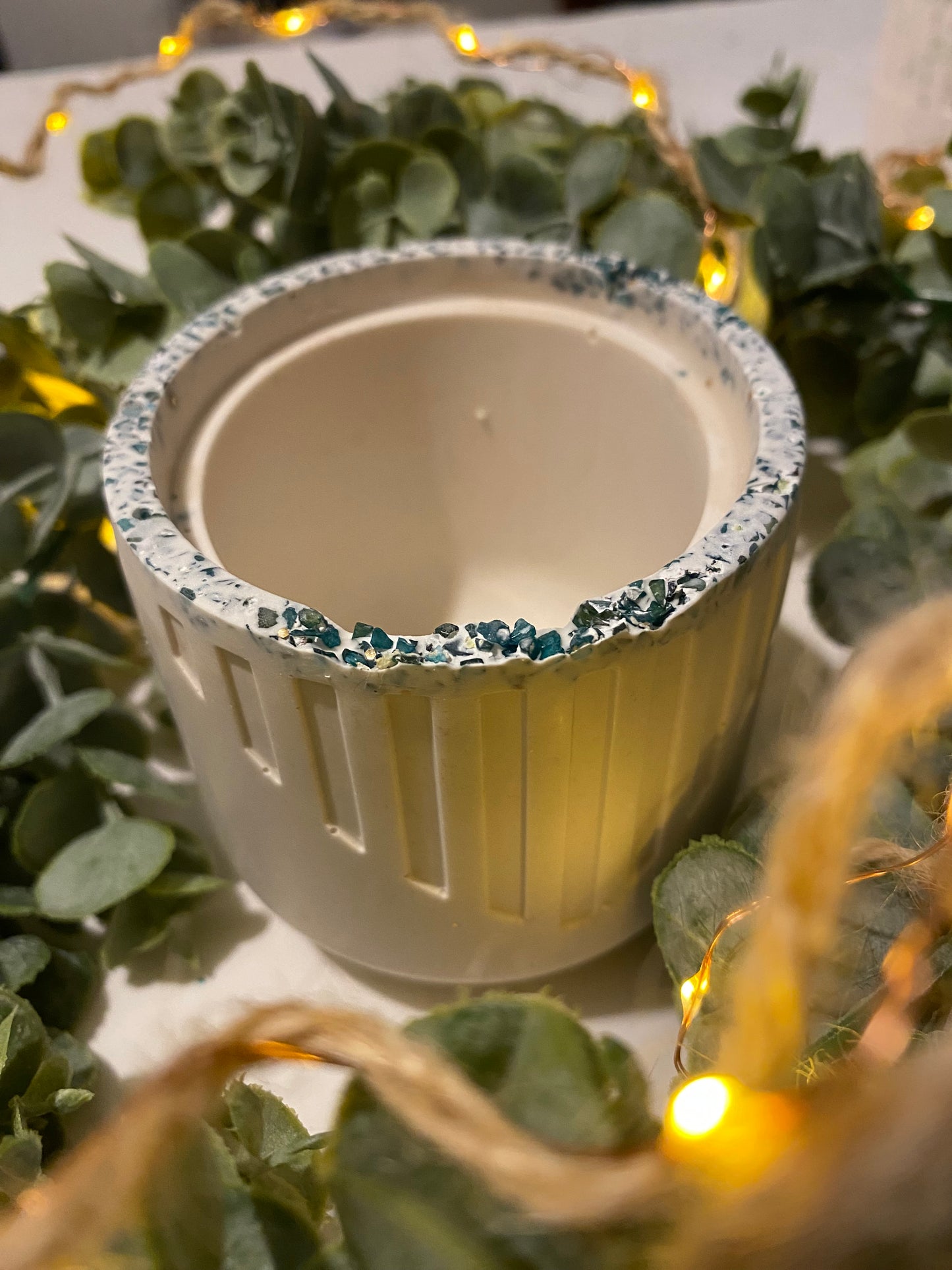 Pot éclats de verre