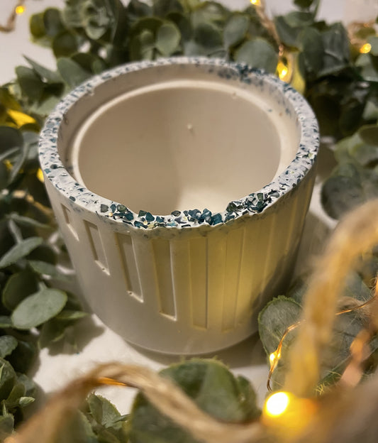 Pot éclats de verre